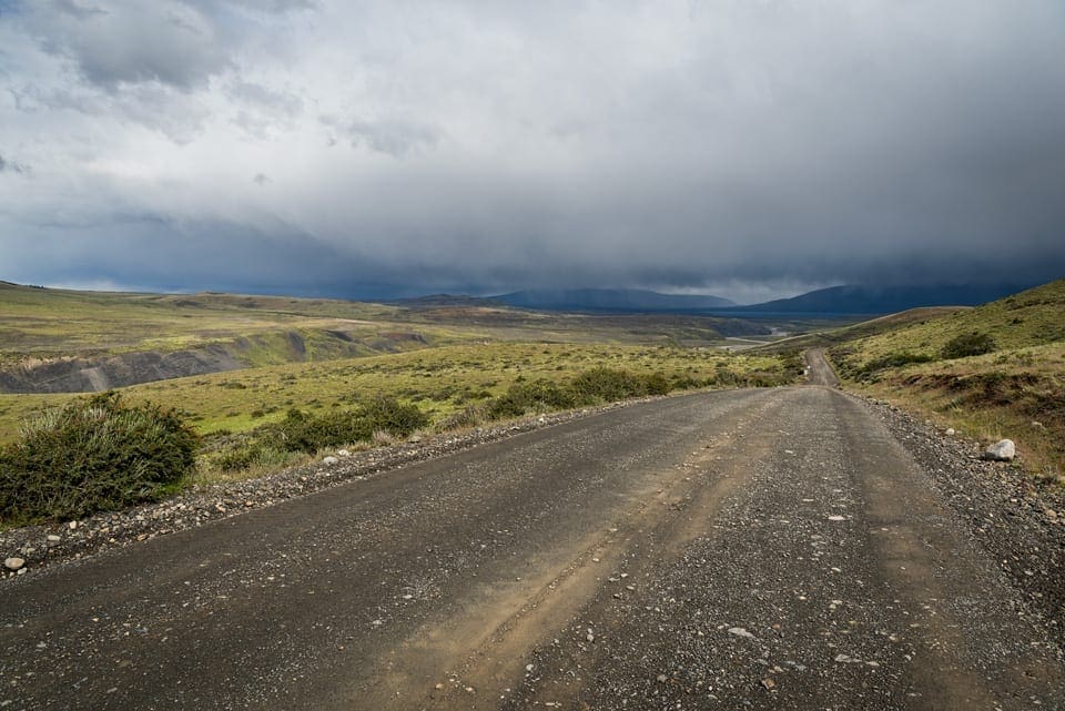 Renting a car and driving in Patagonia: a complete guide torres road A gravel road in Torres del Paine national park in Chilean Patagonia